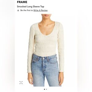 Frame Smocked Long Sleeve